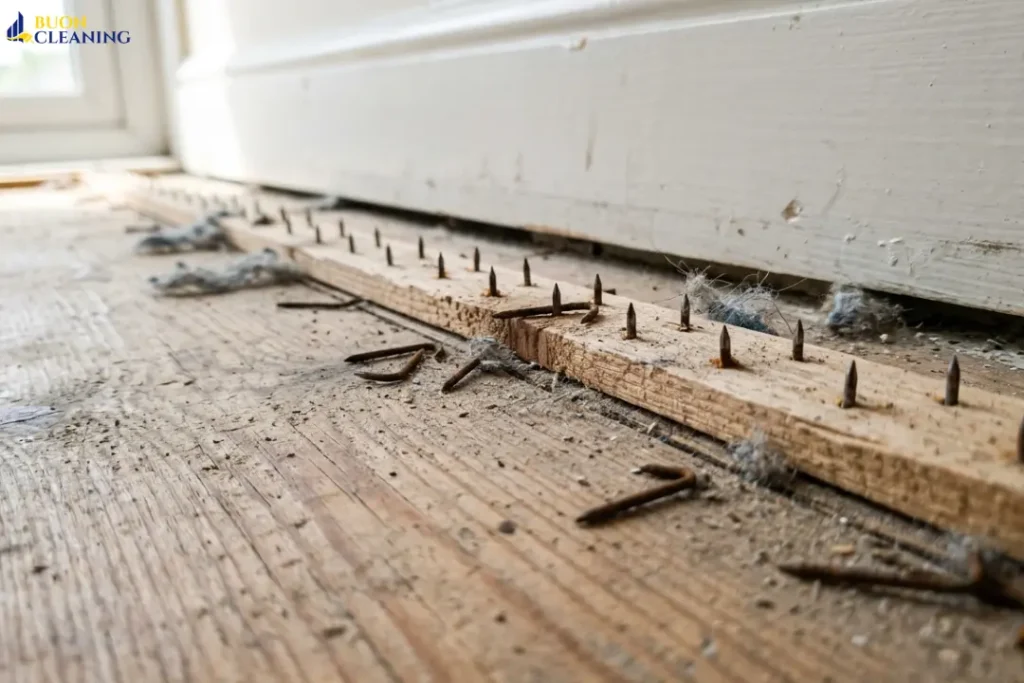 Gripper Rods, Staples and Underlay