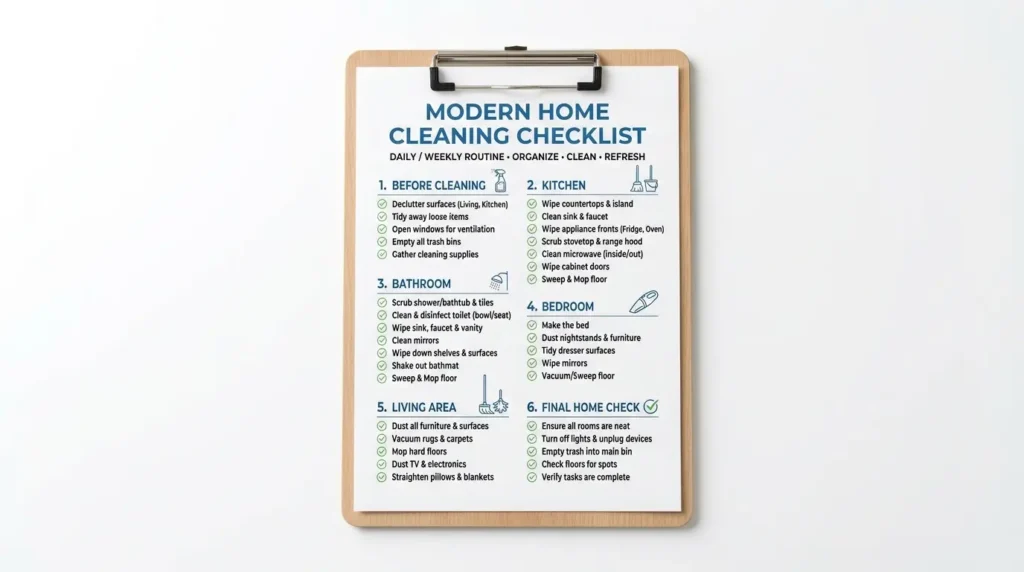 Deep Cleaning Before Moving In: A Complete Checklist 5 Complete move-in cleaning checklist
