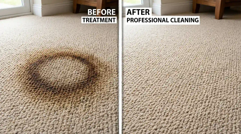 Stains and previous treatments