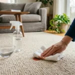 how to get blood out of carpet