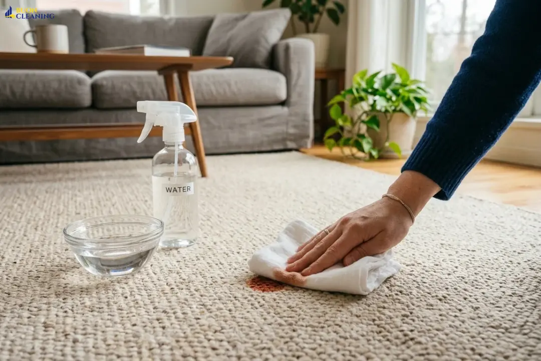 how to get blood out of carpet