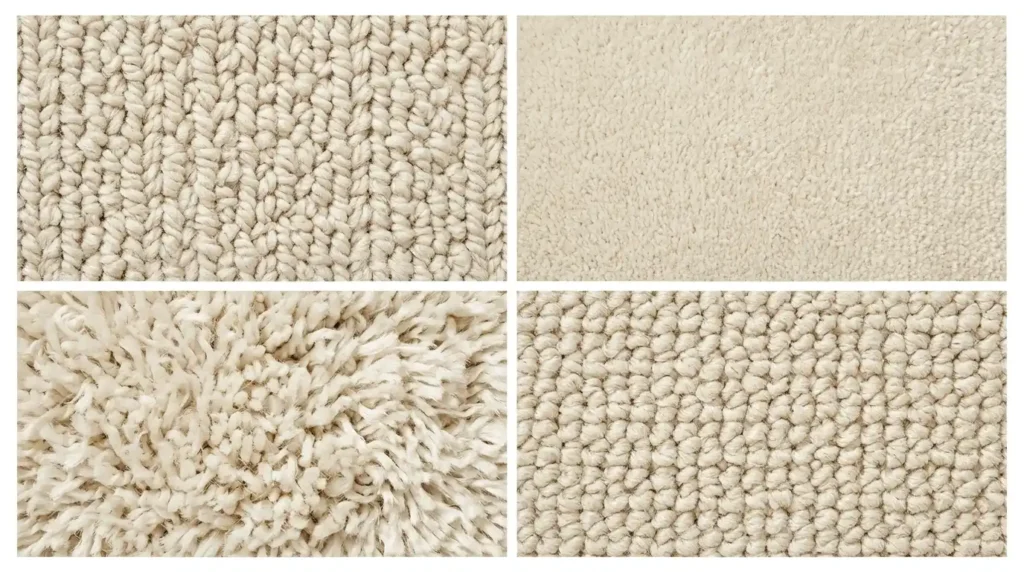 Comparison of wool, synthetic, deep-pile and loop-pile carpet types for chewing gum removal